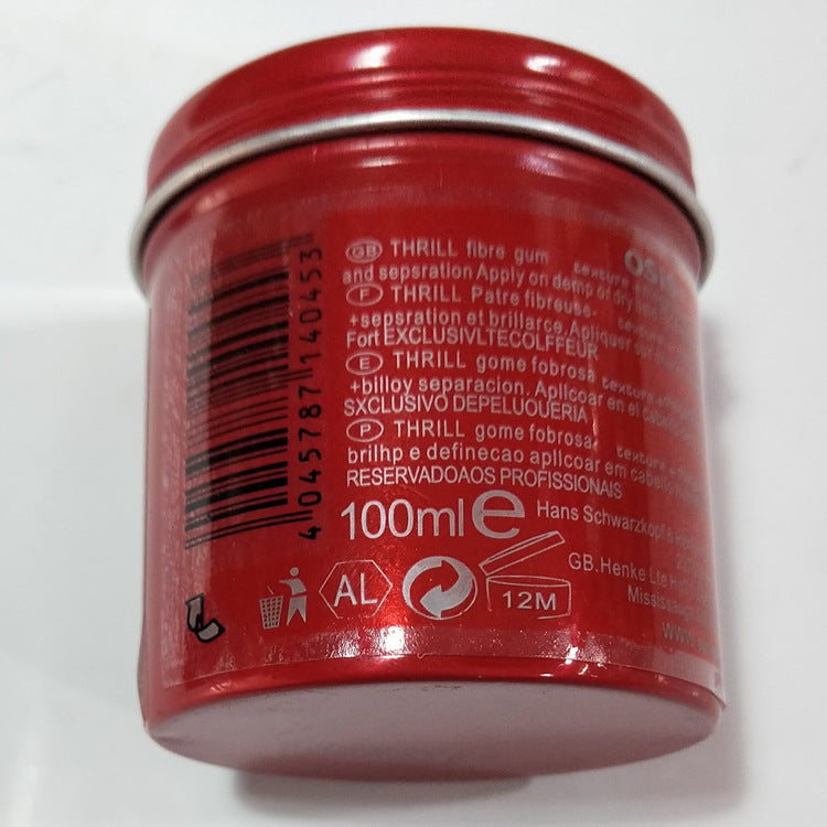 Grey hair mud hair wax