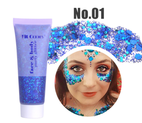 Mermaid Scales Face Body Lip Glitter Eyeshadow Glitter Polarized Light
