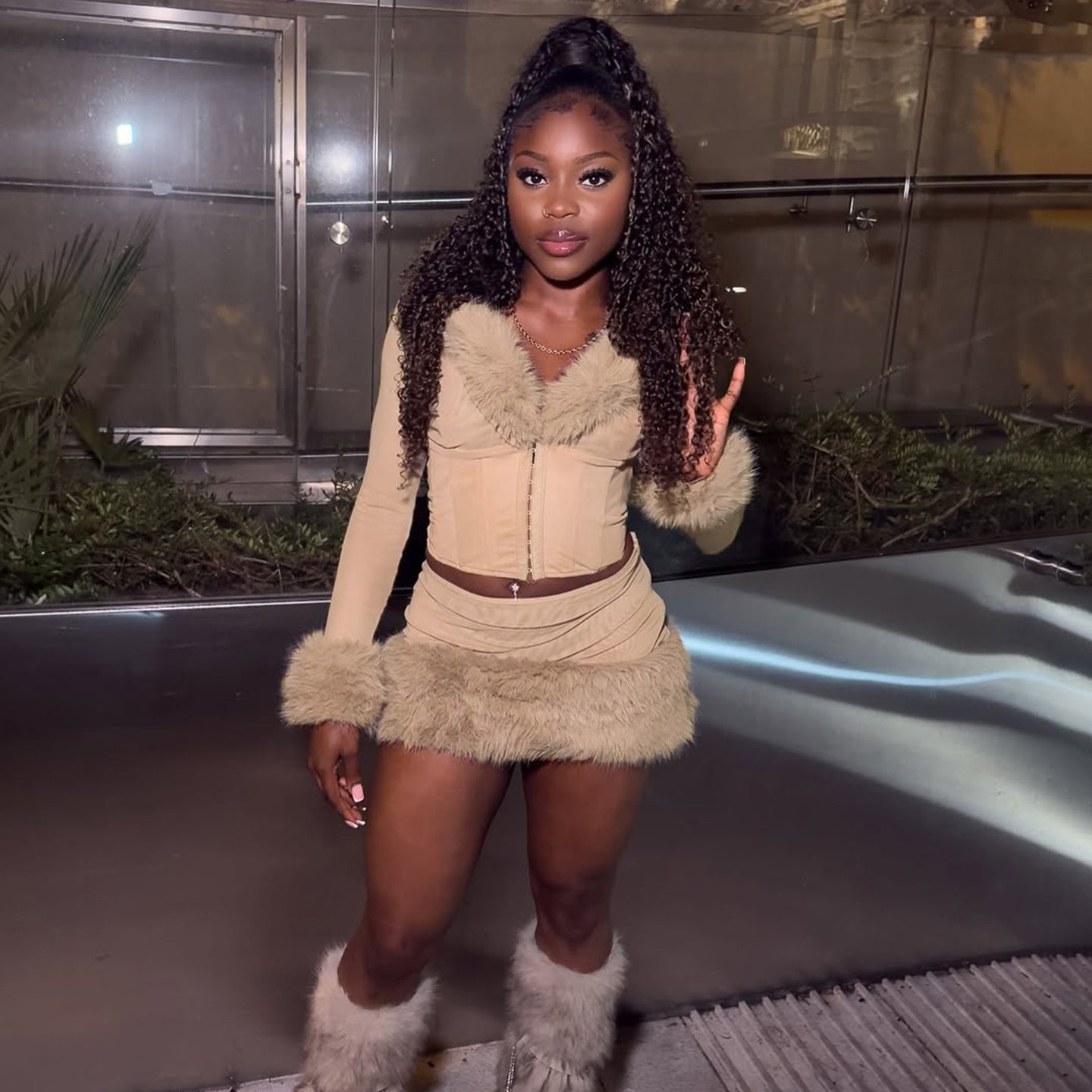 Women's Slim-fit Bodycon Mini Skirt