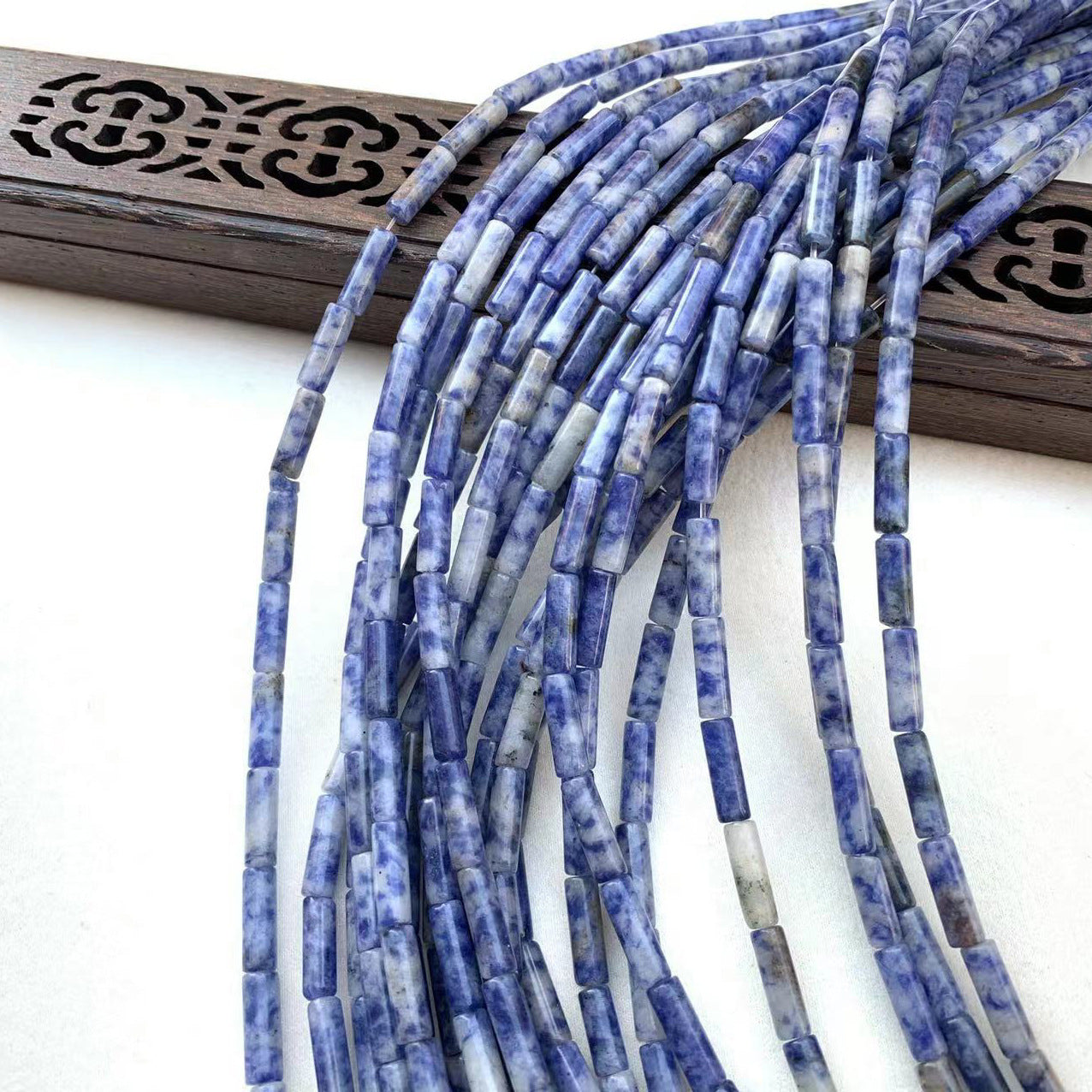 Natural Agate Tube Beaded Beaded Hairpin Headwear Handmade Diy Accessories