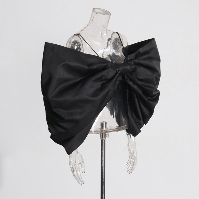 New Big Bow Design High Sense Display Flattering Camisole Female