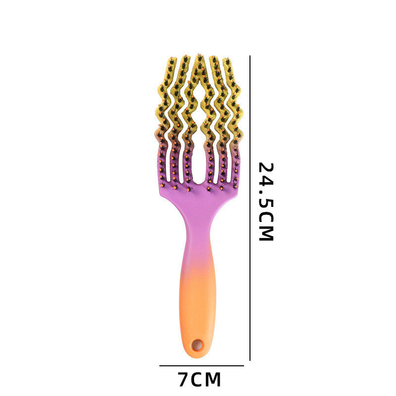 Household Fashion Simple Six-claw Arc Hairdressing Comb