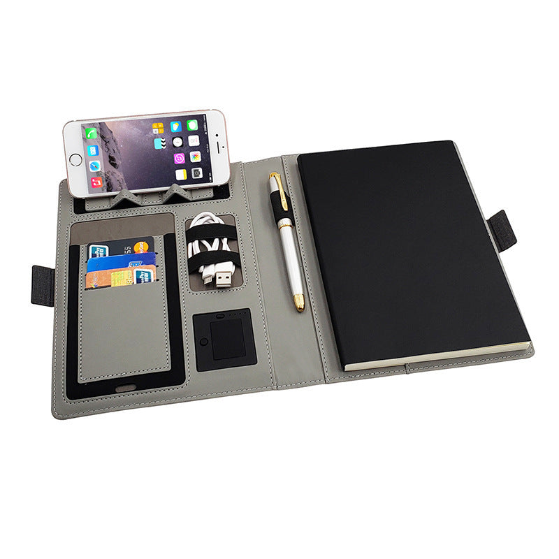 Multifunctional wireless charging notebook