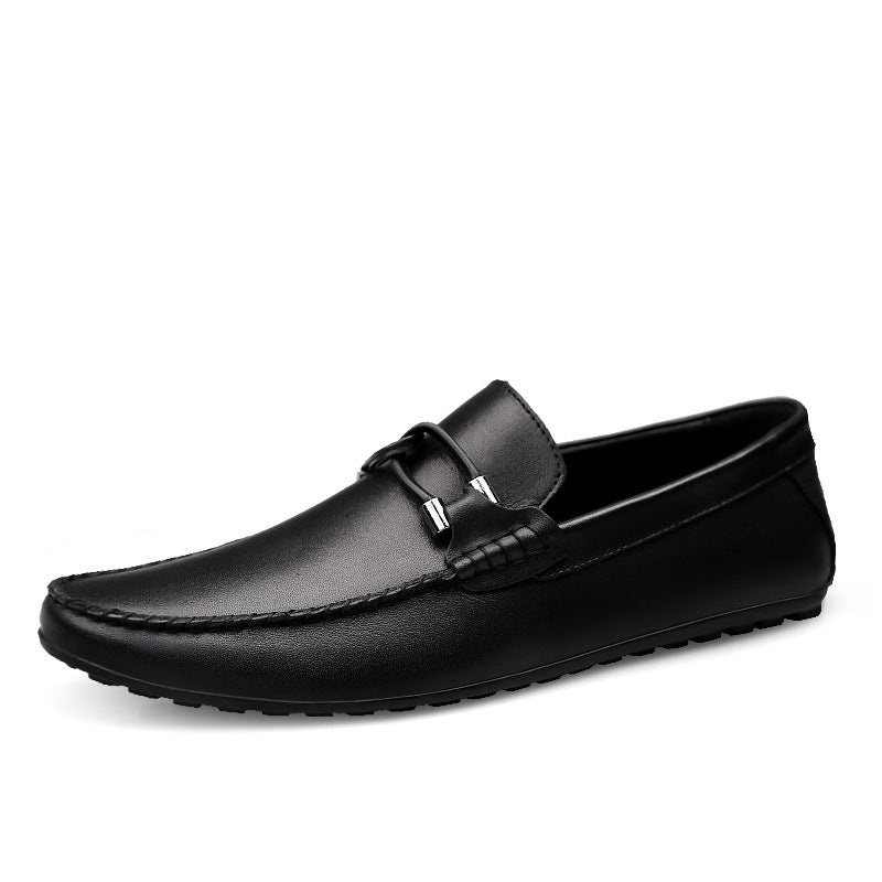 Spring New Men's Casual Business Leather Shoes, Men's Shoes, Leather Single Shoes, Breathable Shoes, One Drop Shipping