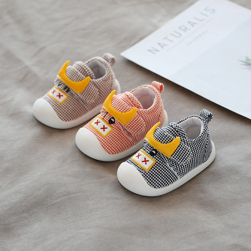 Baby Toddler Shoes Cotton And Linen Breathable Soft Sole