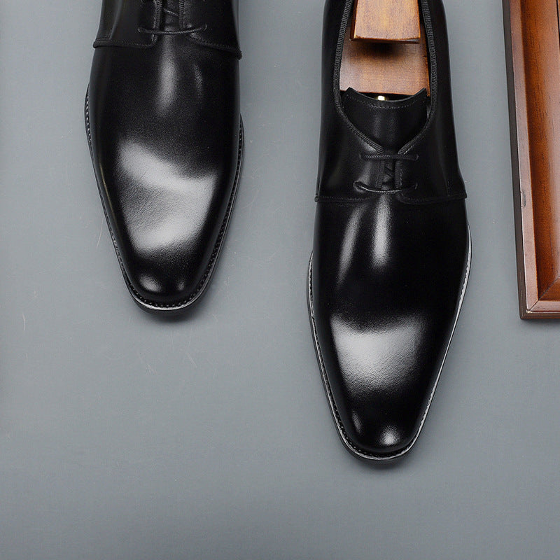 Men's Business Derby Leather Plus Size Dress Shoes