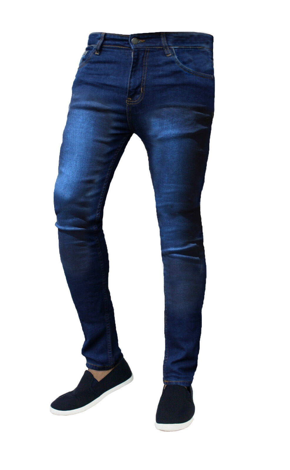 Men's stretch small straight denim