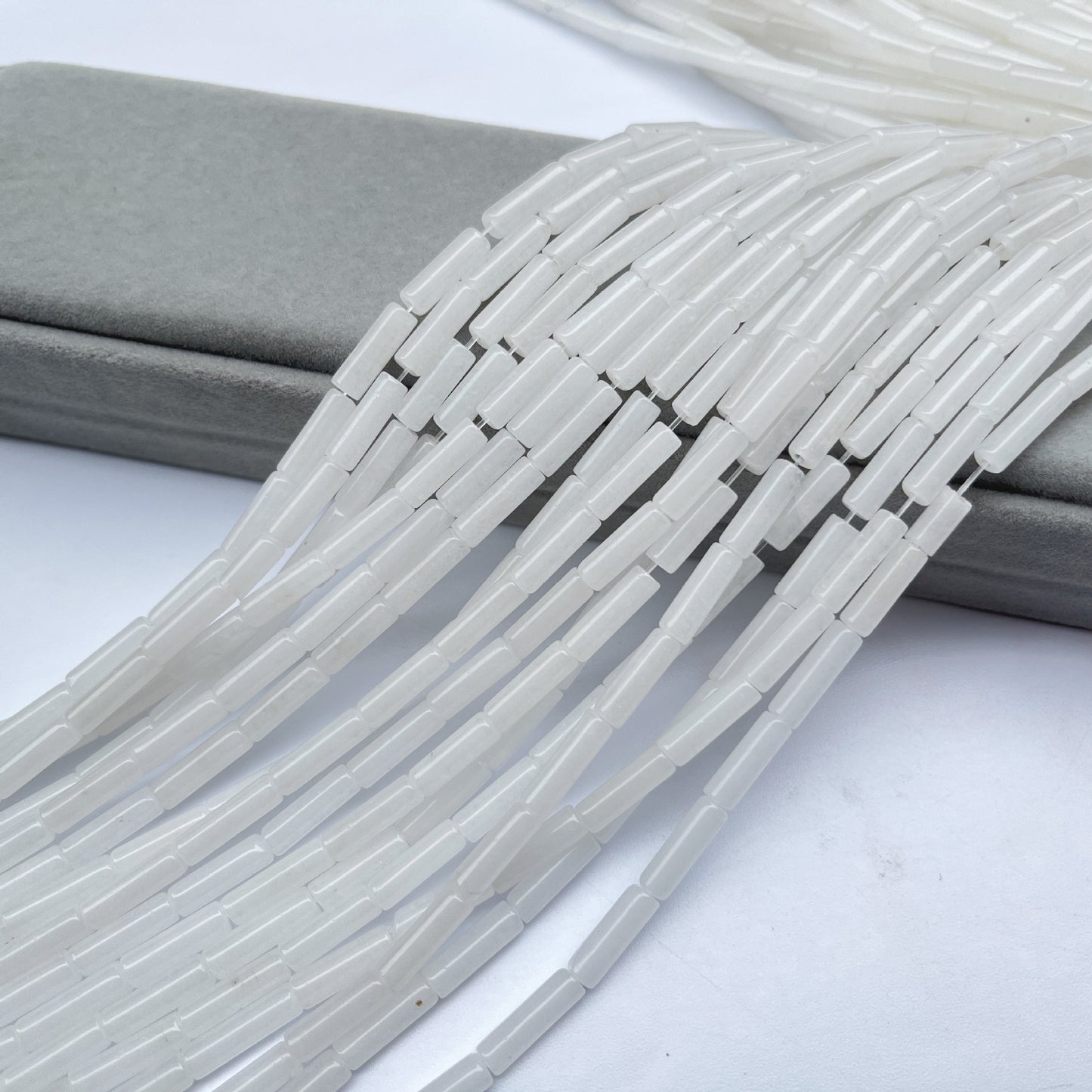 Natural Agate Tube Beaded Beaded Hairpin Headwear Handmade Diy Accessories