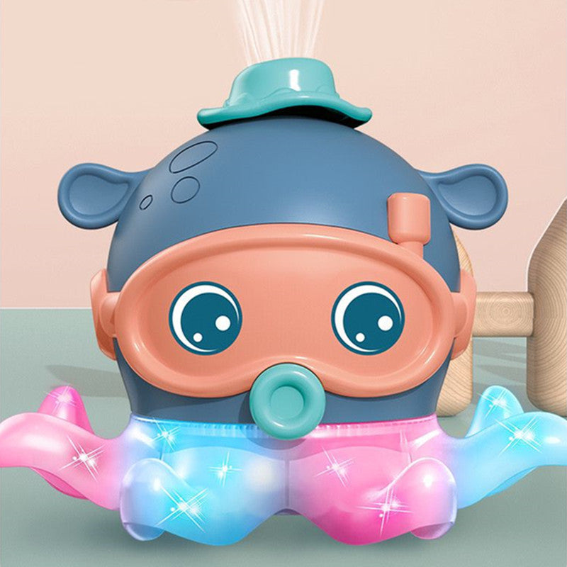 Suspended Blowing Ball Octopus Parent-Child Electric Toy