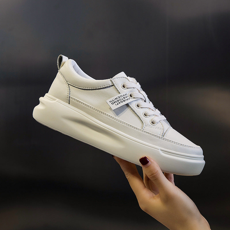 Platform white shoes ladies sports casual shoes