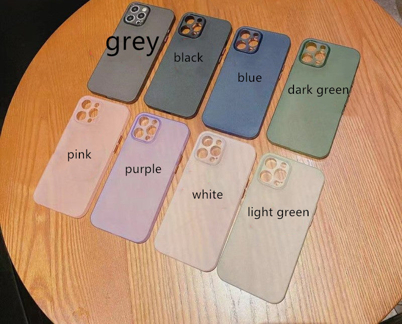 Ultra-thin Mobile Phone Case Frosted Transparent Fine Hole