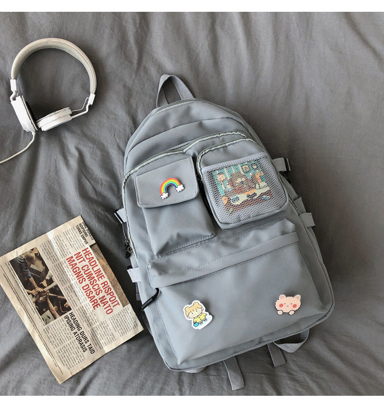 Small Harajuku Srt Canvas Net Neutral Student Schoolbag