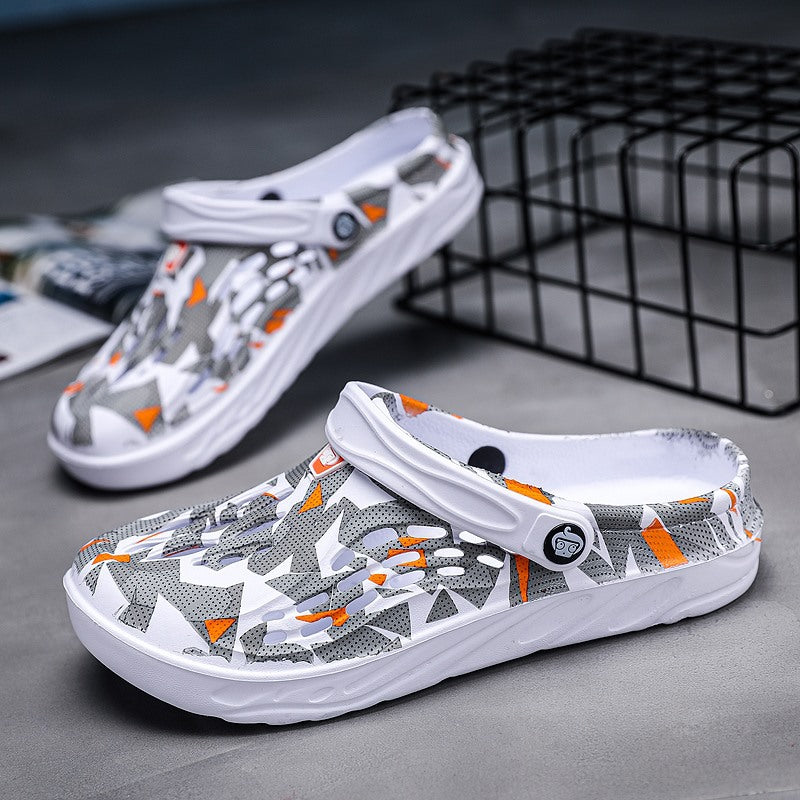 Men's Casual Breathable Camouflage Personalized Slippers