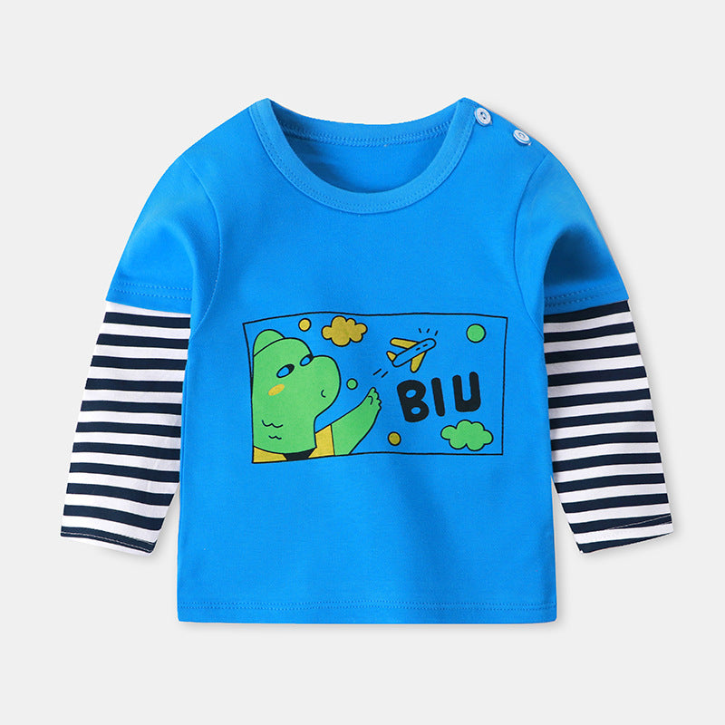 Boys Long Sleeved T Shirt Spring And Autumn Clothes