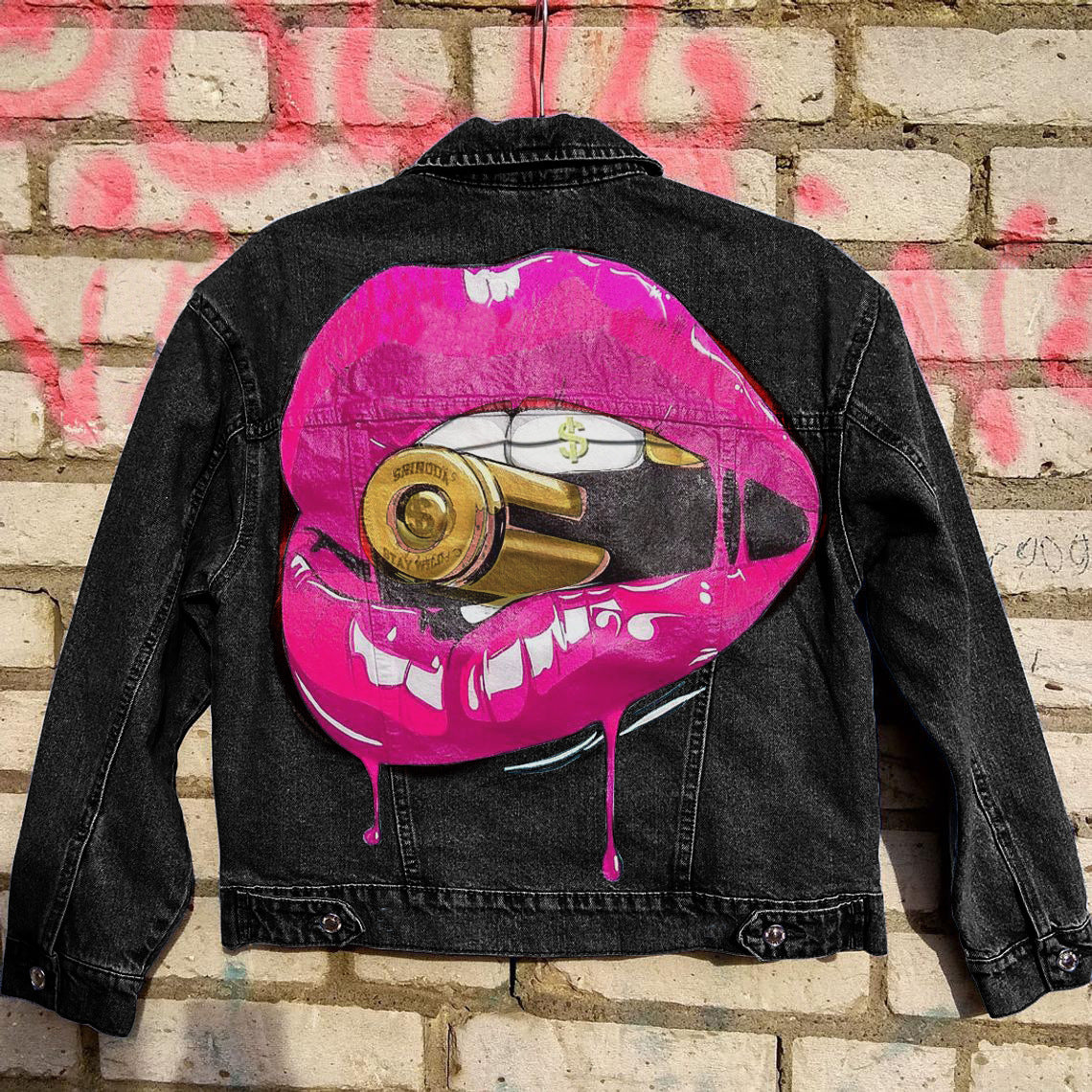 Female European And American-style Mid-length Loose Denim Jacket