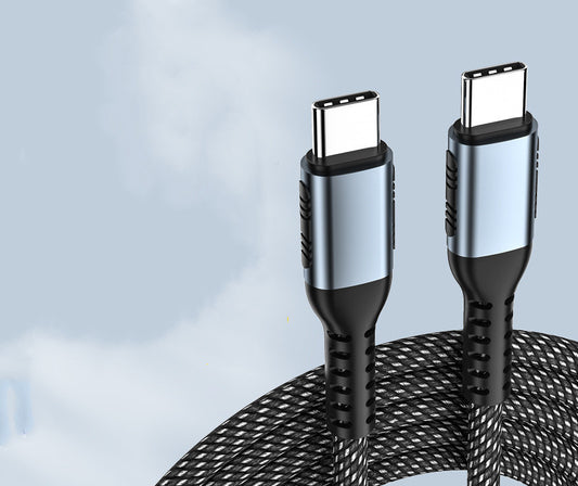 PD Fast Charge 100W Data Cable Braided C-C