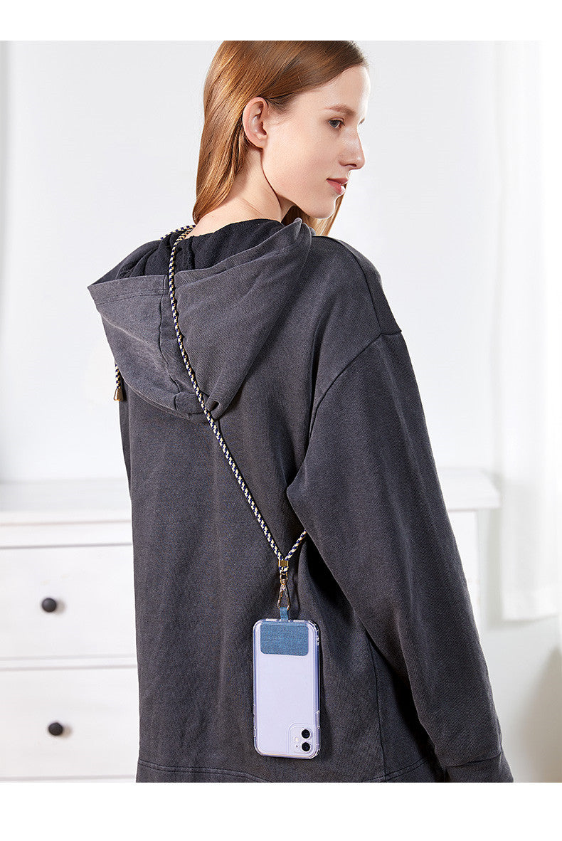 Mobile Phone Case Rope Fixing Clip Card To Prevent Loss