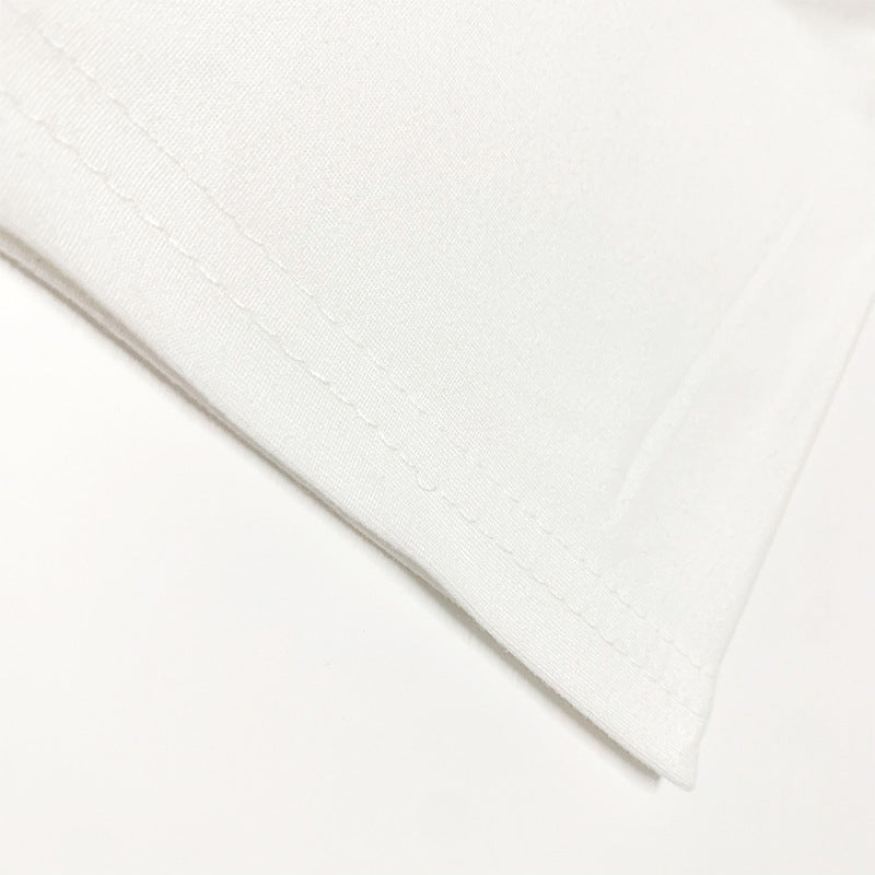 Slim English Printed Short T-shirt