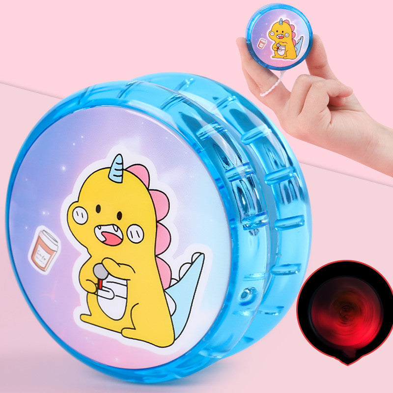Glowing Yo-Yo Boy Flash Toy Girl Live Sleep Professional Metal Yo-Yo