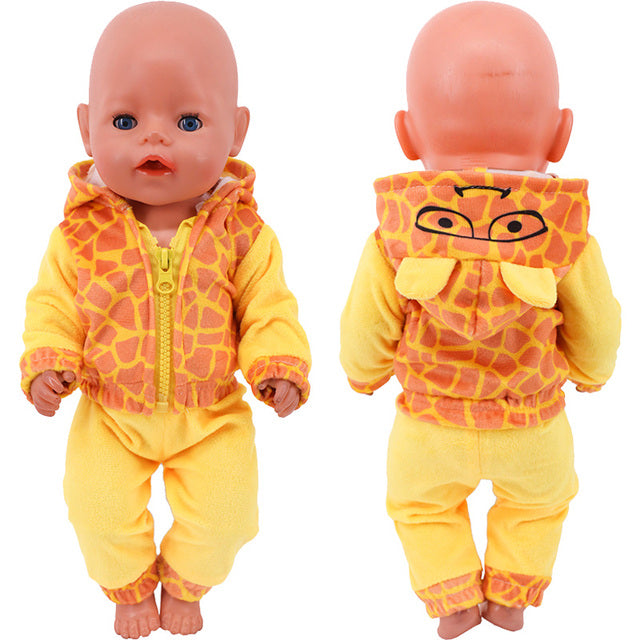 Doll Baby Clothes Kittys Kitten Cat Cartoon Dress Shoes Fit