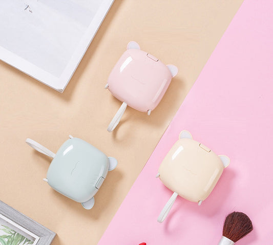 Can Be Clipped With Its Own Line Mobile Power Supply Fill Light Makeup Mirror Power Bank