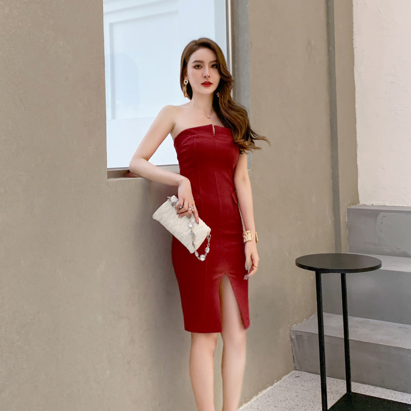 Slim Fit And Slim Temperament Feminine Hip Dress
