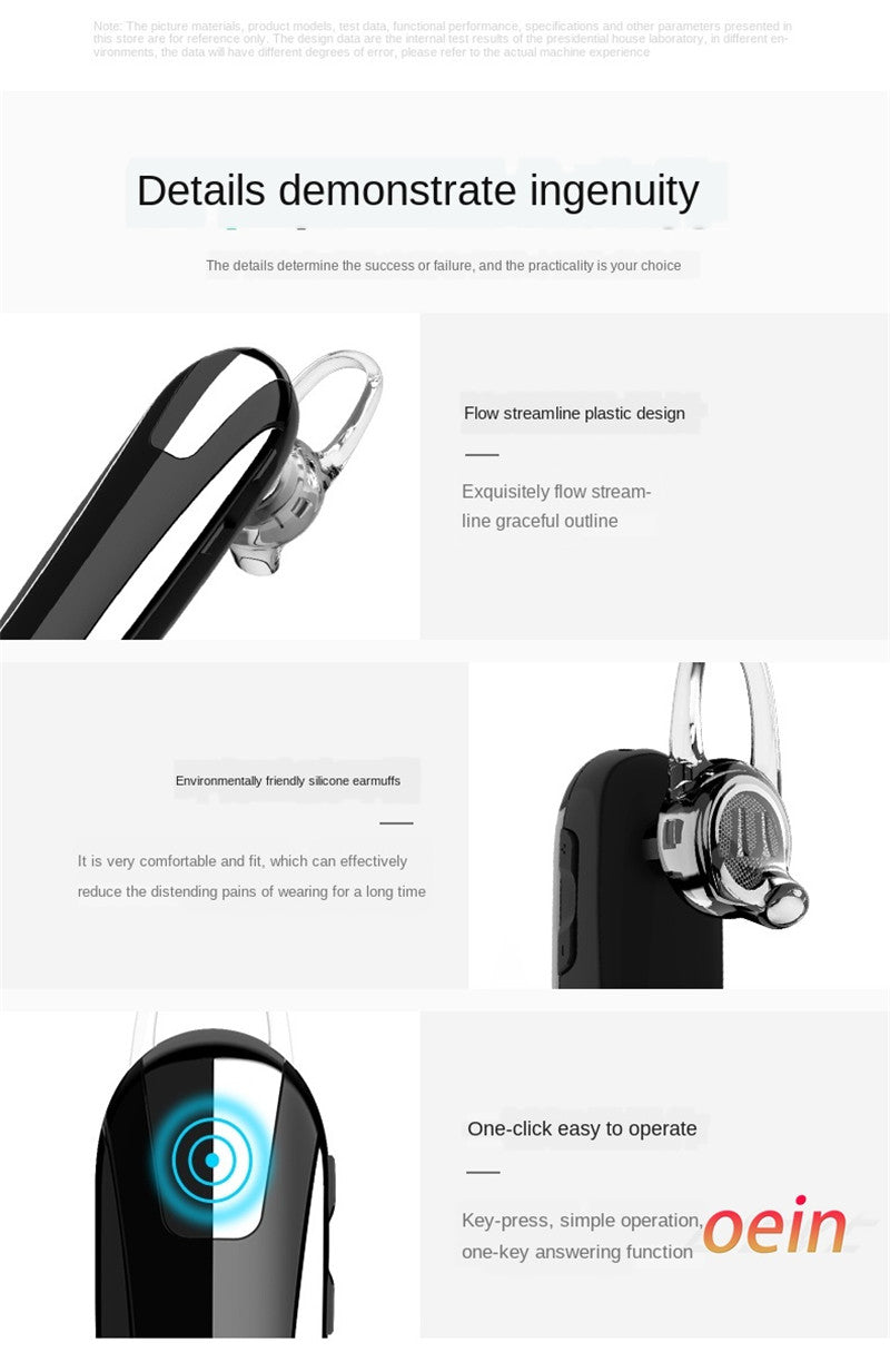 Bluetooth Headset Single And Binaural Wireless Bluetooth Men And Women
