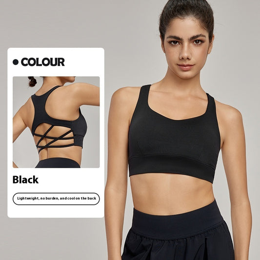 Cross Backless Bra Yoga Workout Top