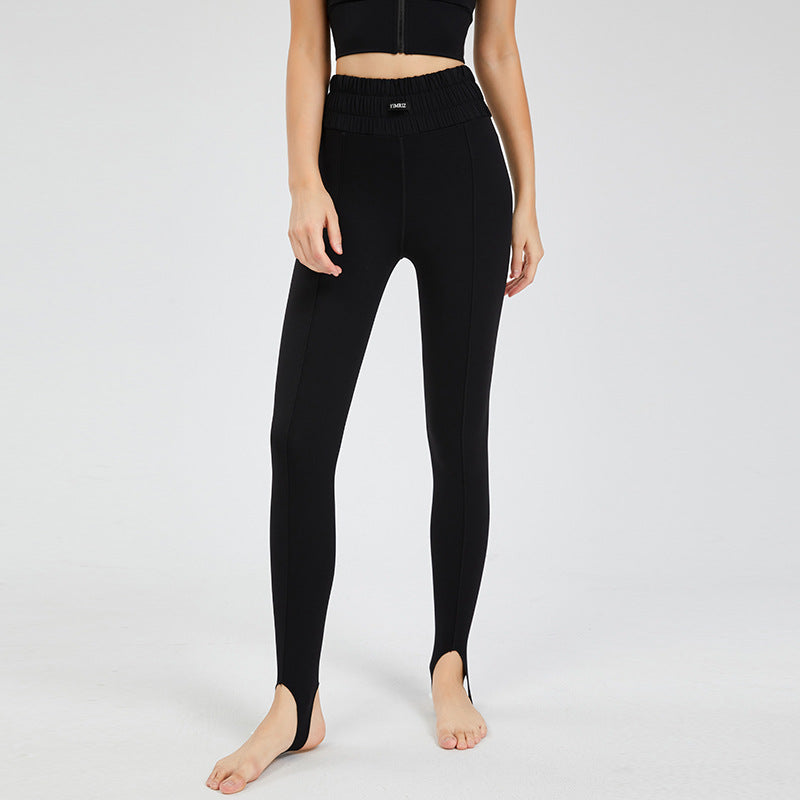 Wide-waisted Stretch And Quick-drying Abdomen Tight-fitting Sweatpants