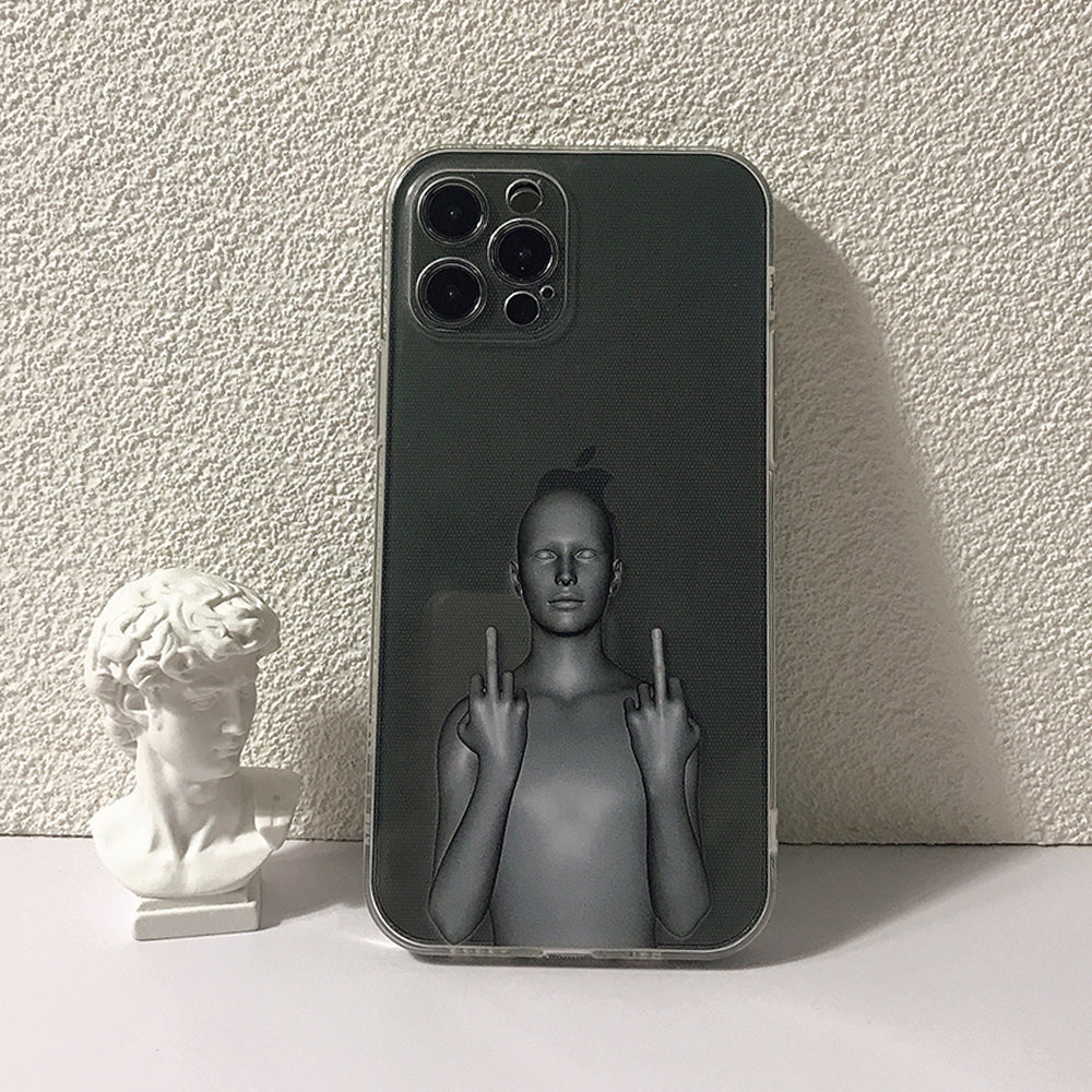 Personality And Creativity Spoof Mobile Phone Soft Shell