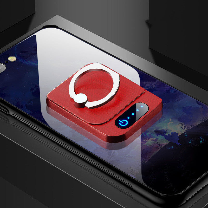 Fingerprint Sensor Touch Ignition Mobile Phone Holder Creative Usb Ring Buckle