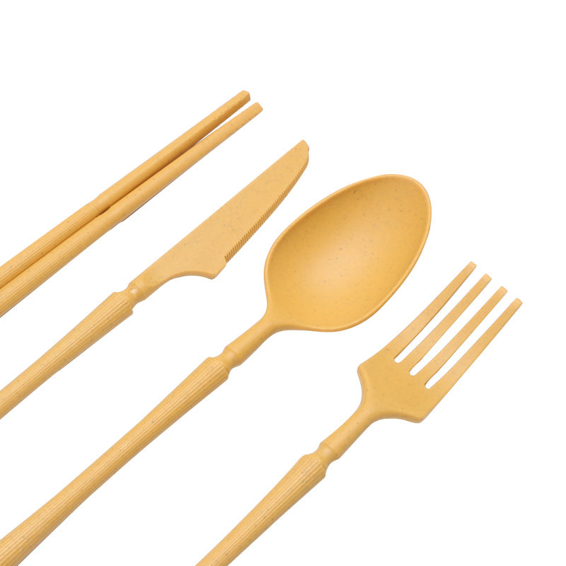 Wheat Straw Tableware Set For Home Meals