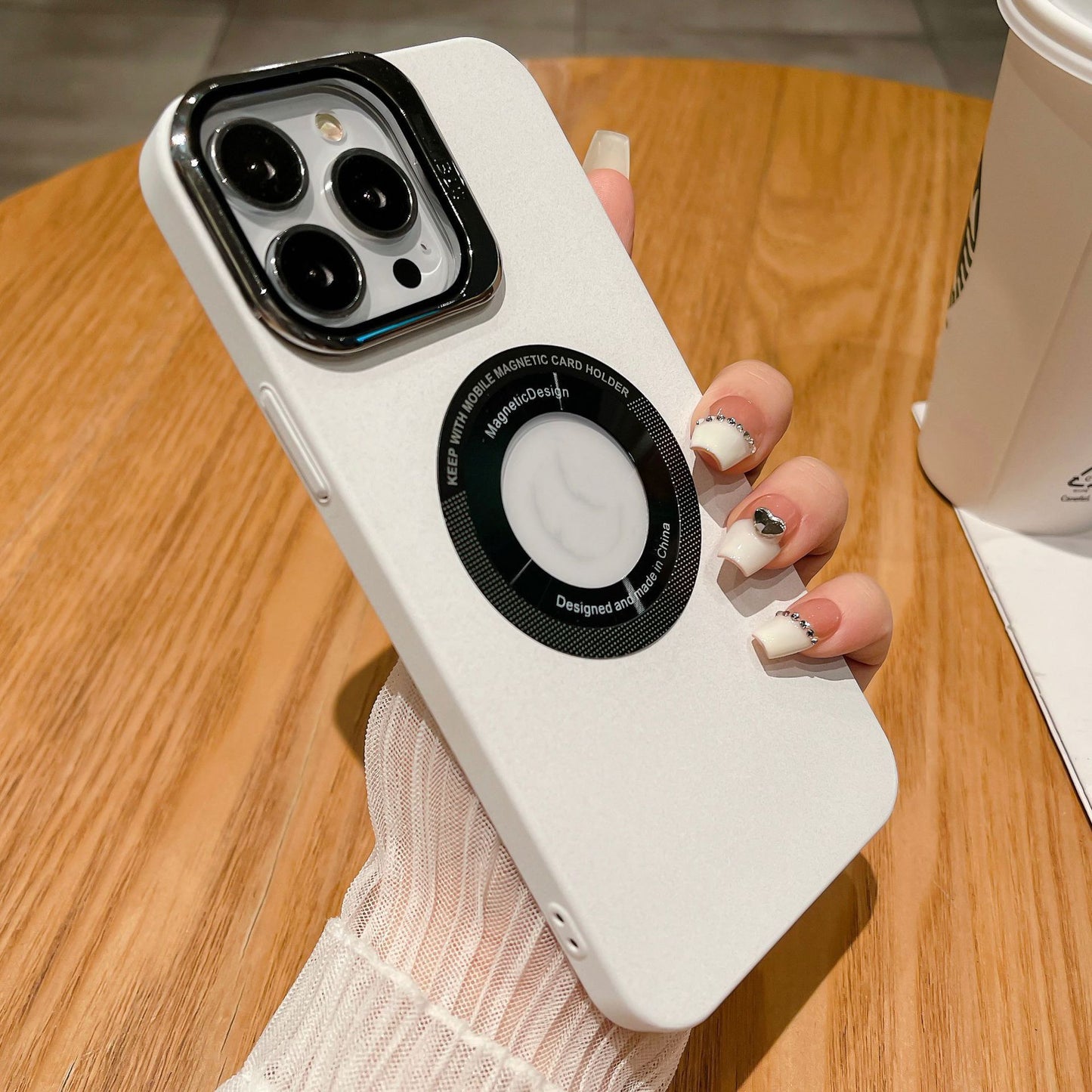 Fashion Frosted Magnetic Suction Phone Case Protector
