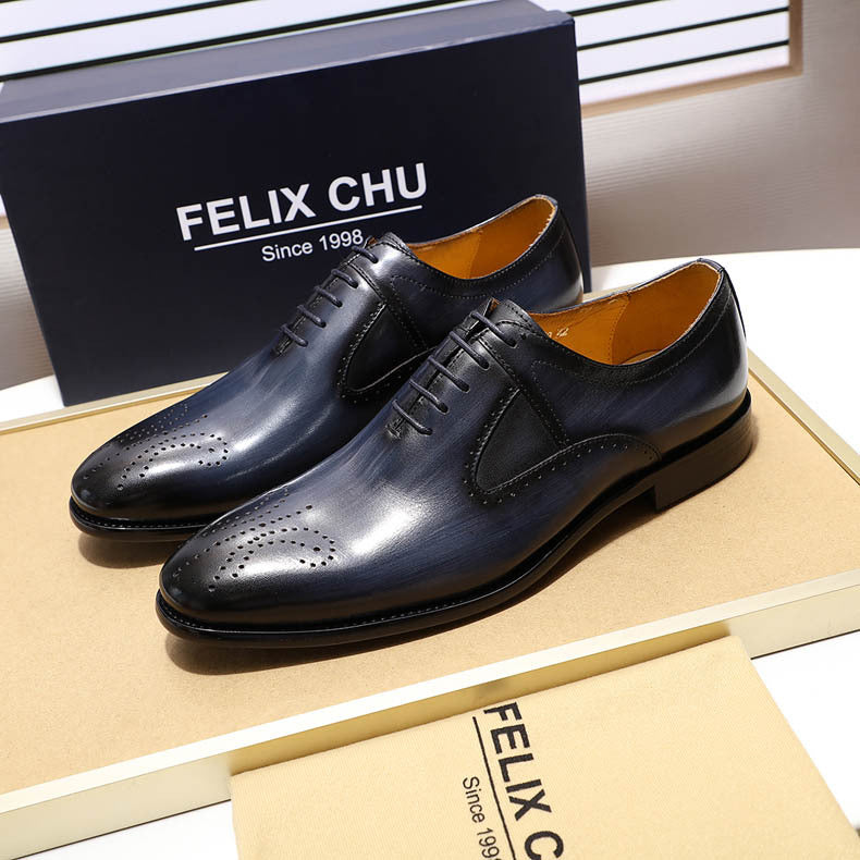 Classic Business Formal Leather Shoes Cross-border Men's Shoes