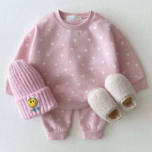 Infant Children's Wear Cotton Sweater Casual Suit