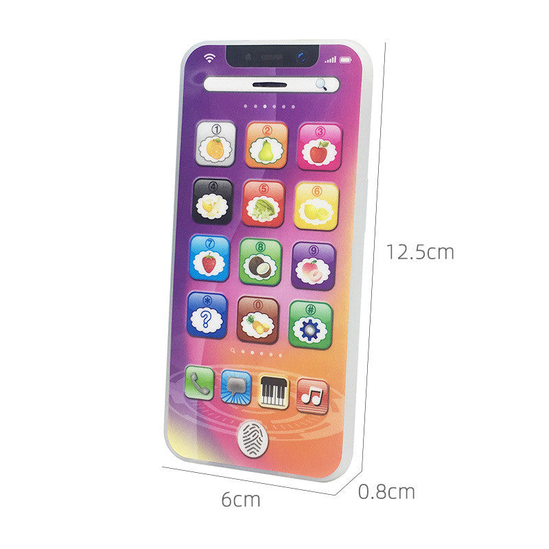 Children's simulation touch music charging toy mobile phone