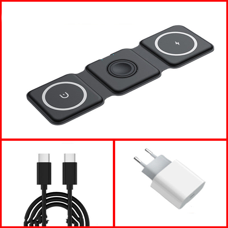 Home Fashion Minimalist Magnetic 3-in-1 Wireless Charger