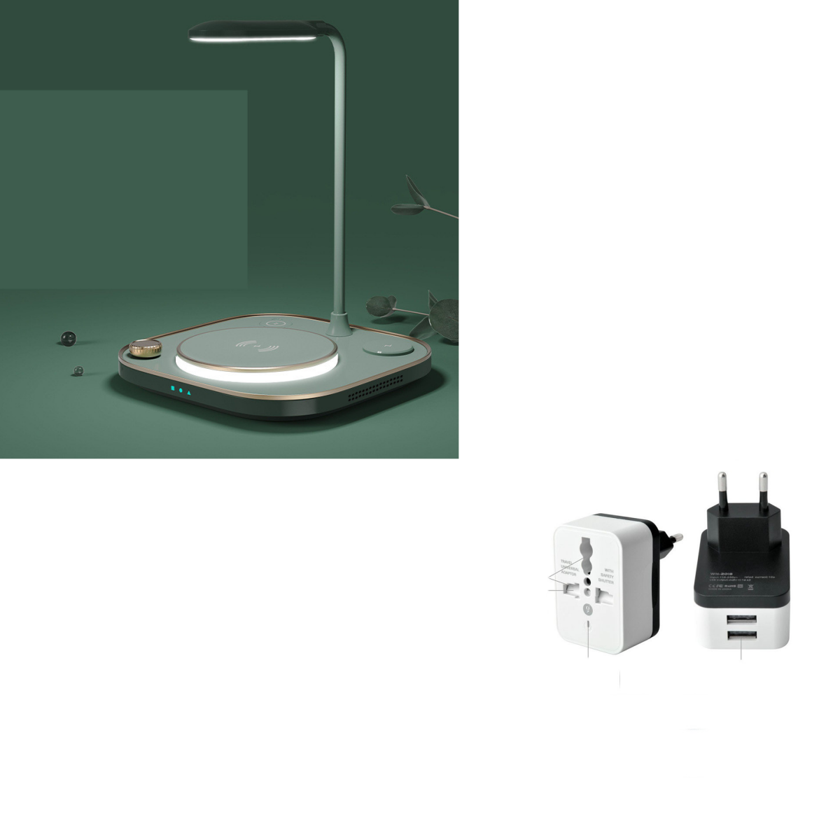 New Three-in-one Wireless Magnetic Charger 15W Fast Charging Desk Lamp Suitable