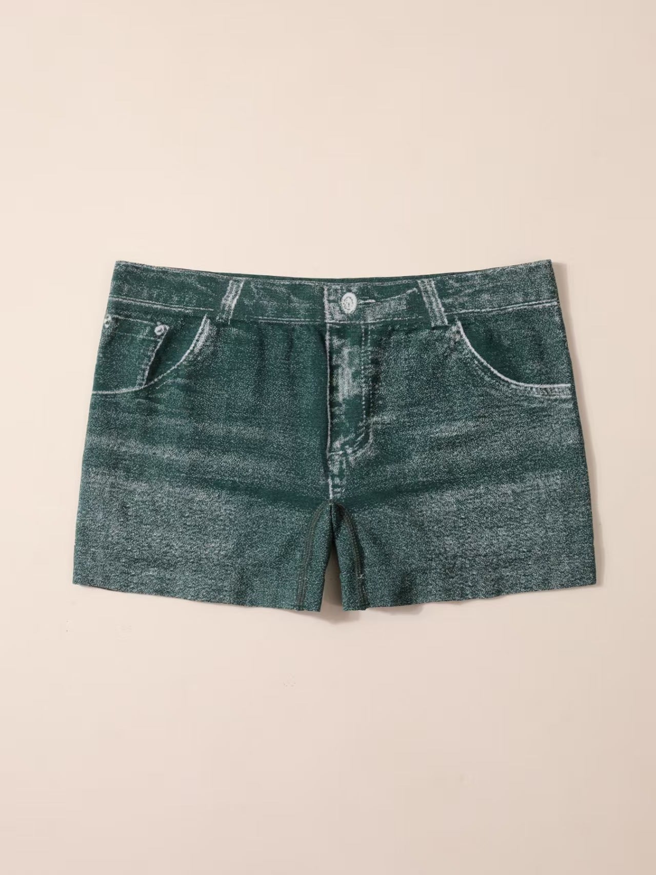 Women's Seamless Printed Denim Boxers
