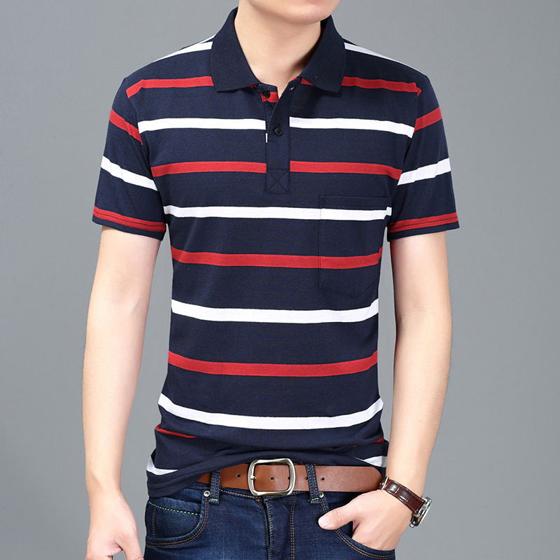 Lapel Short Sleeve Men