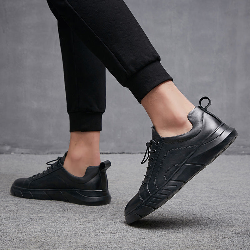 First layer cowhide men's leather shoes