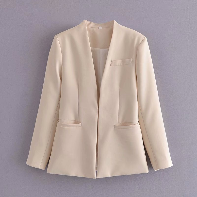 Spring And Summer Fashionable Color Small Suit Women Slim And Thin Texture Suit Jacket Tide