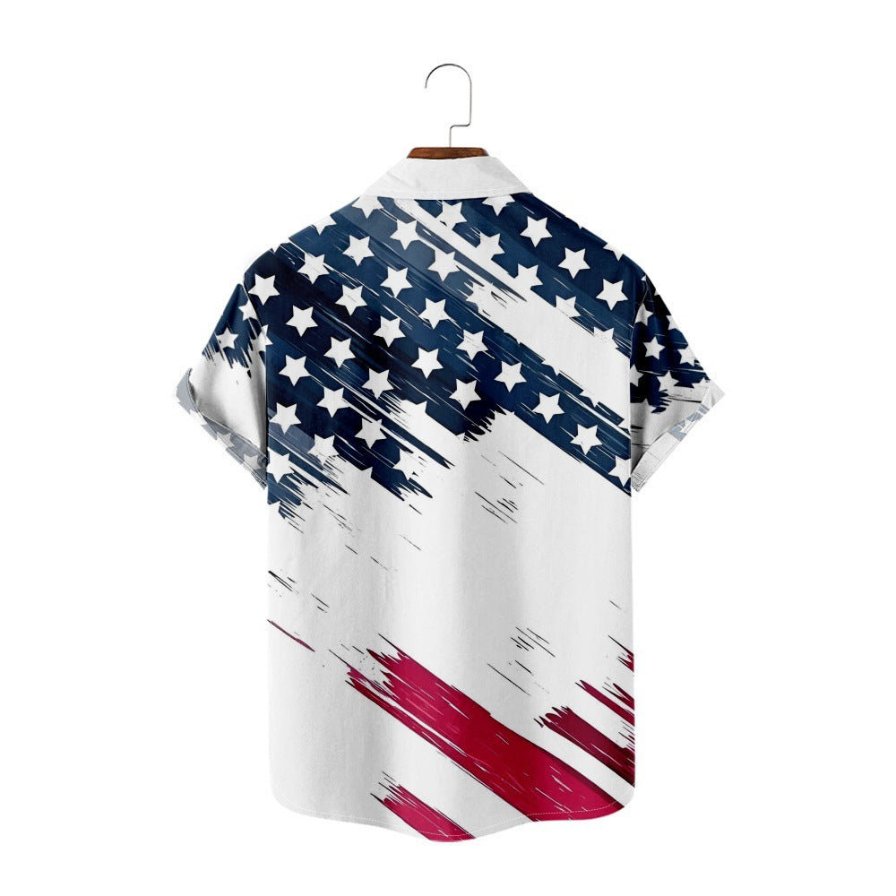 Men's Shirt Lapel Digital Printing