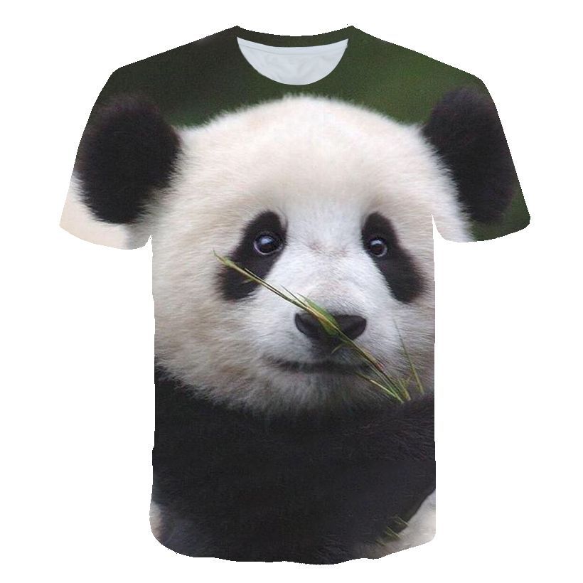 Summer New Children's T-shirt, Animal Panda 3D Digital Printing Casual And Comfortable T-shirt, Abundant Supply