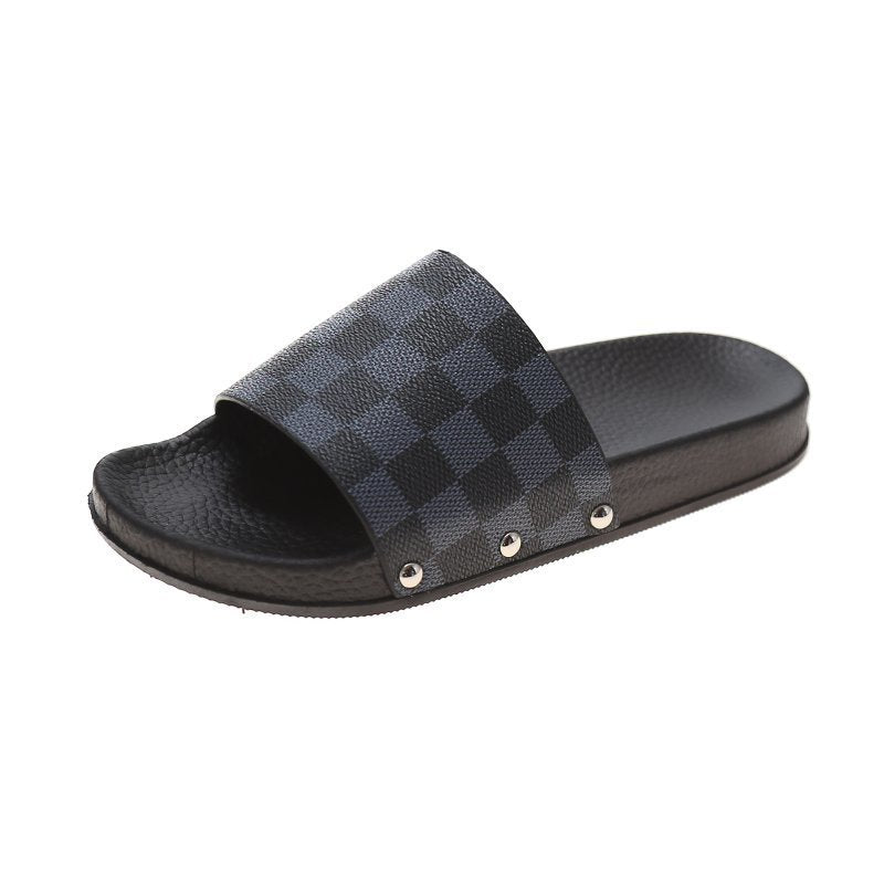 Summer Outdoor Wear Korean Style New Fashion Flip-flops Soft Bottom Bathroom Couple Outdoor Slippers