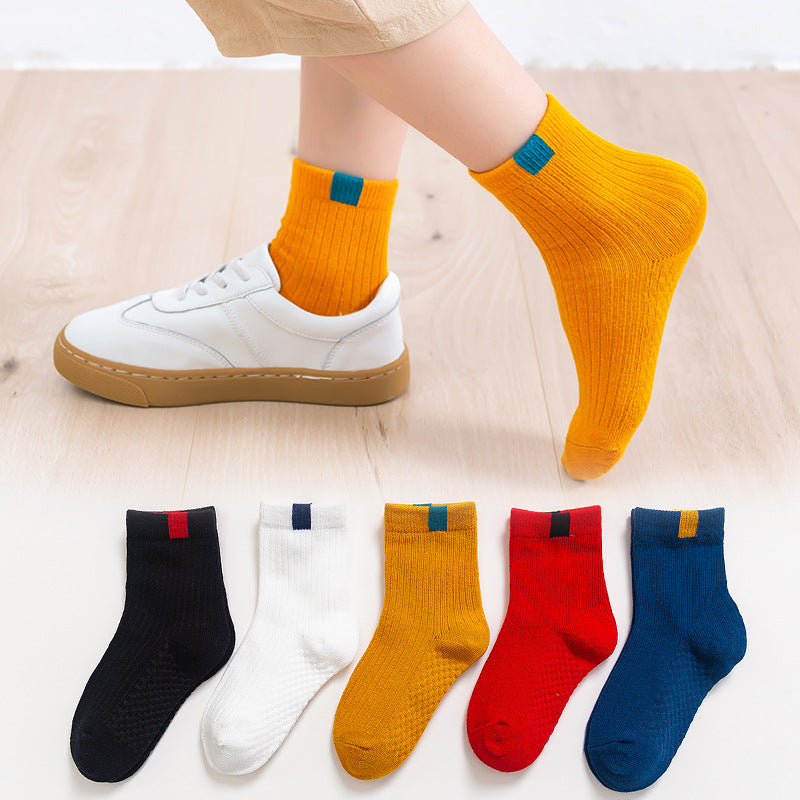 Middle Tube Cotton Socks Winter Baby Sports Cartoon Girls Students Boys