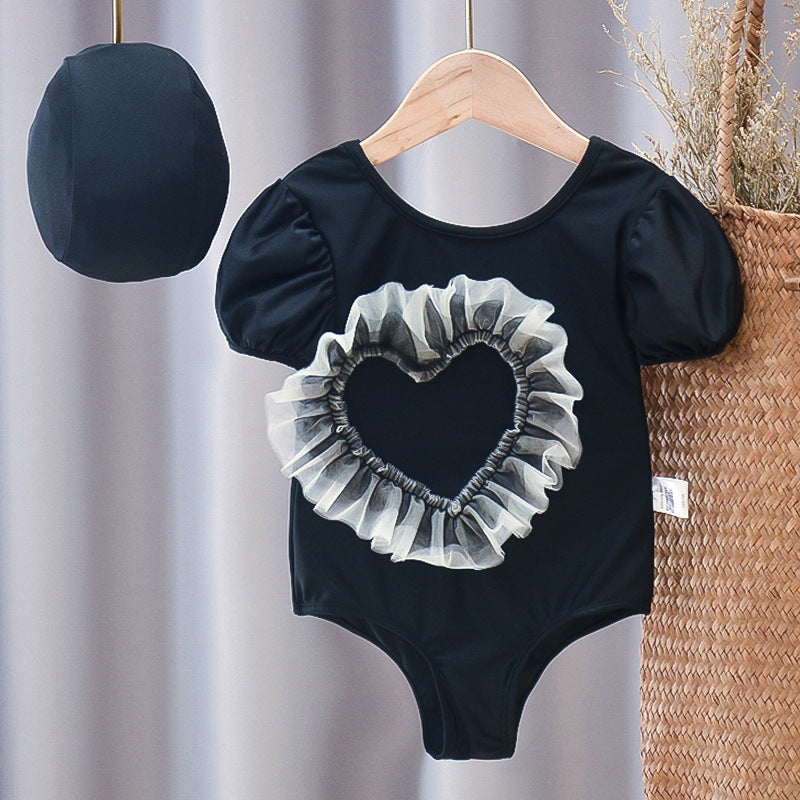 Children's Swimsuit Girls Long-sleeved Baby Girl One-piece Swimsuit Summer