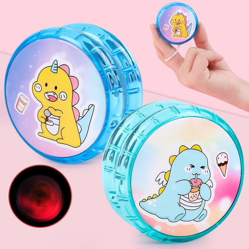 Glowing Yo-Yo Boy Flash Toy Girl Live Sleep Professional Metal Yo-Yo