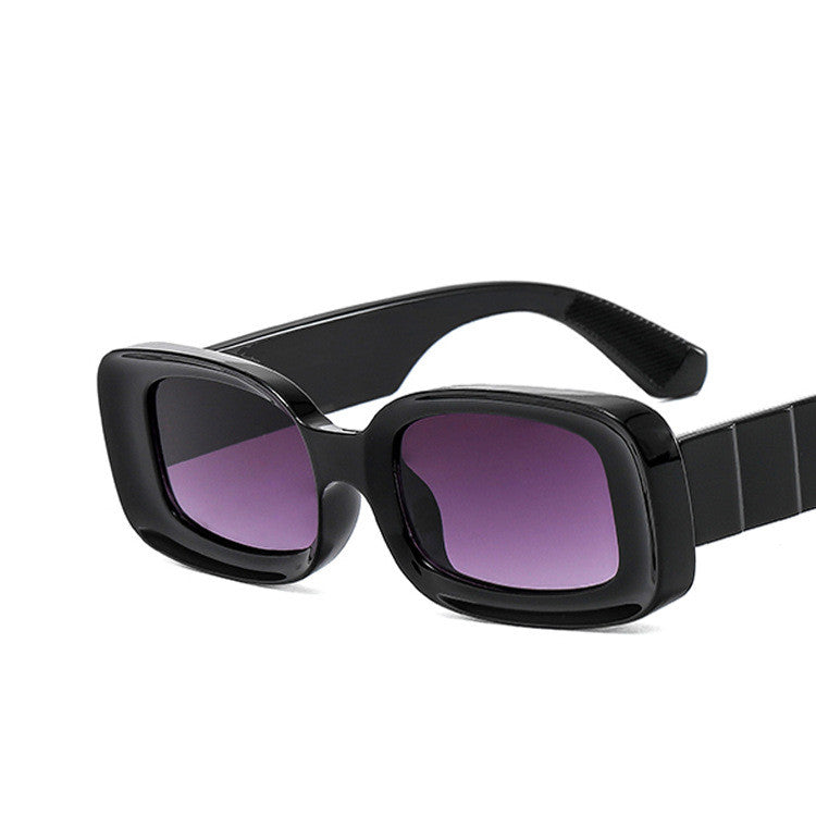 European And American Square Sunglasses Jelly Color Personality