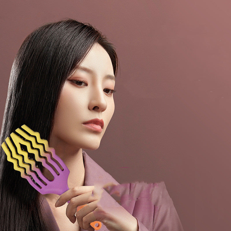 Household Fashion Simple Six-claw Arc Hairdressing Comb